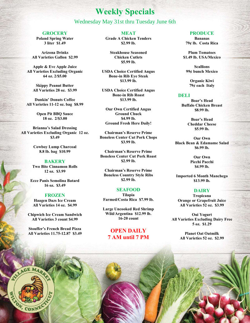Weekly Ad Village Market Wilton