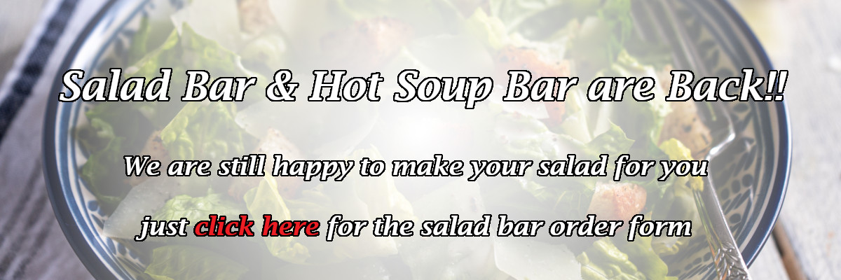 Full service custom salads to go - We'll make your 